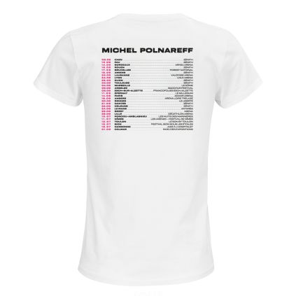 T-shirt Femme BLANC Affiche 25 dates